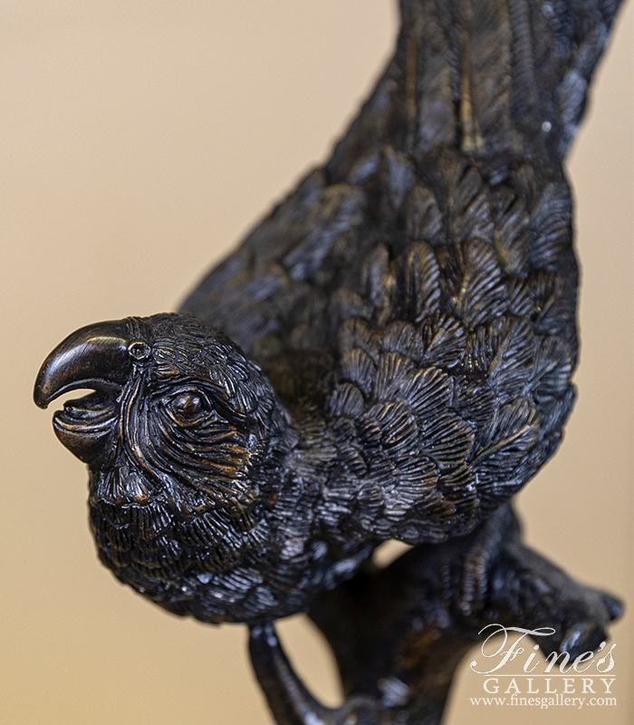 Bronze Statues  - Bronze Parrot Statue - BS-851